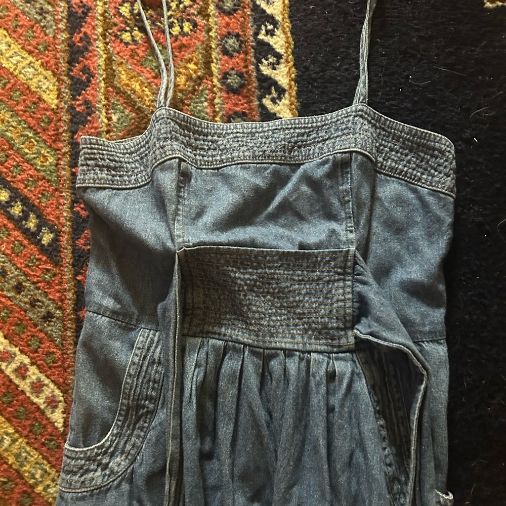 Vintage Denim Minidress - Picture 3 of 4
